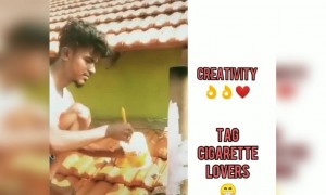 ಸಿಗರೇಟ್ ಮೇಲಿನ ಪ್ರೀತಿ ....!!! ಶೇರ್ ಮಾಡಿ ಆ ನಿಮ್ ಫ್ರೆಂಡ್ ಗೆ