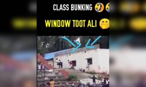 ಸ್ಕೂಲ್ ಬಂಕ್ ಮಾಡ್ತಿರೋ ಮಕ್ಕಳು...!!!