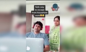 ಹೆಂಡತಿಯಿಂದ ತಪ್ಪಿಸಿಕೊಳ್ಳಲು ಗಂಡನ ಹೊಸ ಉಪಾಯ ...!!