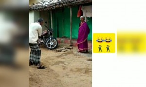 ತಾತನಿಗೆ ಅವರ ಹುಡುಗಿ ನೆನಪಿಗೆ ಬಂದಿರ್ಬೇಕು ...!!!