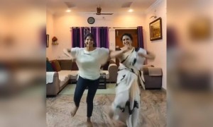 ಹೇಗಿದೆ ಅಮ್ಮ ಮಗಳ ಈ ಡಾನ್ಸ್ ....