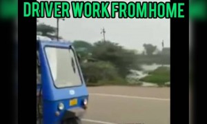ಡ್ರೈವರ್ ವರ್ಕ್ ಫ್ರಮ್ ಹೋಂ ಮಾಡಿದ್ರೆ ಹೇಗಿರುತ್ತೆ ಗೊತ್ತಾ...???