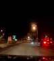 Lady Crashes into Exit Divider