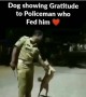 ಈ ನಾಯಿ ಈ ಪೊಲೀಸ್ ಗೆ ಇಷ್ಟು ಪ್ರೀತಿ ತೋರಿಸ್ತಿದೆ ಗೊತ್ತಾ ...??