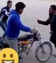 ಪಾಪ ಇನ್ಮುಂದೆ ಬೈಕ್ ಮುಟ್ಟಲ್ಲ ಅನ್ಸುತ್ತೆ ,,,!!!!